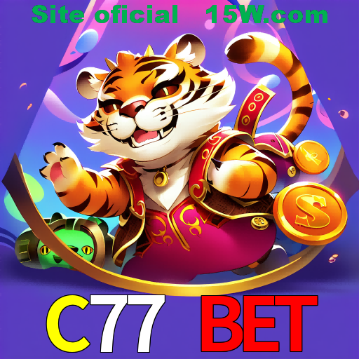 Imagem promocional da C77 Bet mostrando a plataforma e suas vantagens
